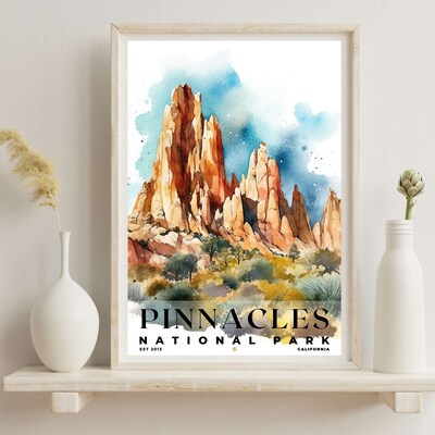 Pinnacles National Park Poster, Travel Art, Office Poster, Home Decor | S4 - image6